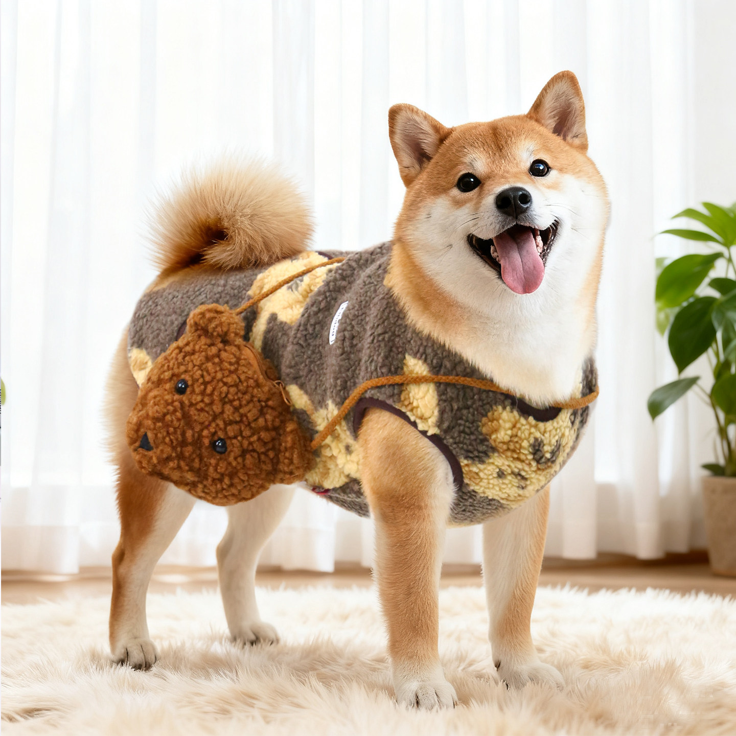 宠物狗狗衣服保暖马季柴犬八嘎冬装可爱冬天背心秋冬款柯基中型犬图片