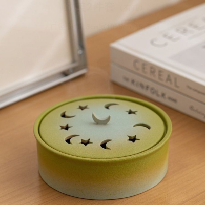 创意陶瓷香炉蚊香盘驱蚊室内熏香