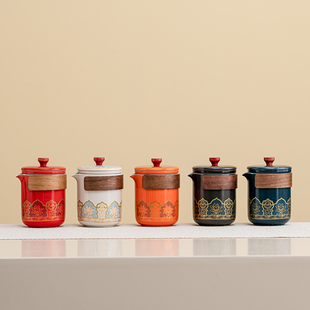 古韵随行黑色精致便携茶具套装配黄包旅行功夫茶具户外出行好搭档