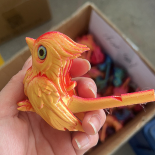 3D打印口水鸟口哨玩具办公室摆地摊潮小学门口学生批发流摆件解压