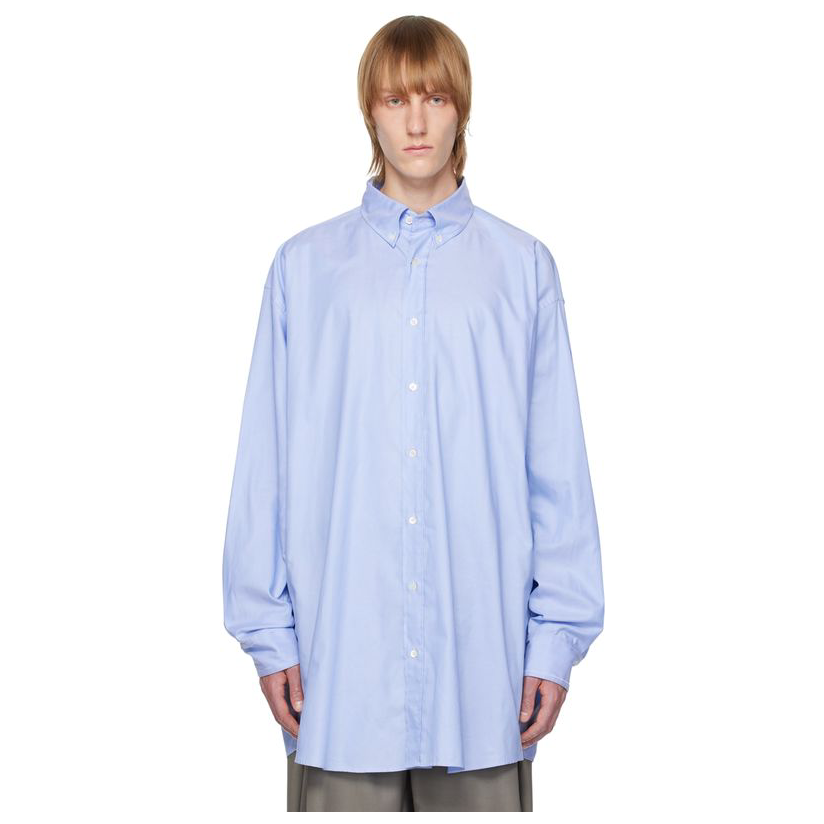 maison margiela 马丁·马吉拉 蓝色 stitch 衬衫男