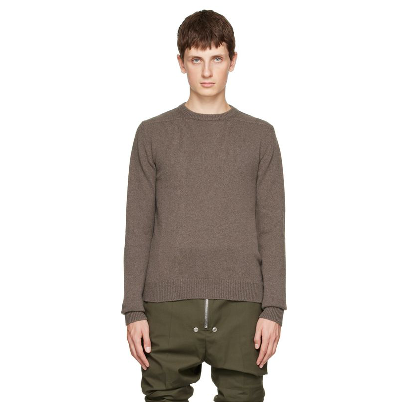 rick owens 瑞克·欧文斯 灰褐色 rotten 毛衣男