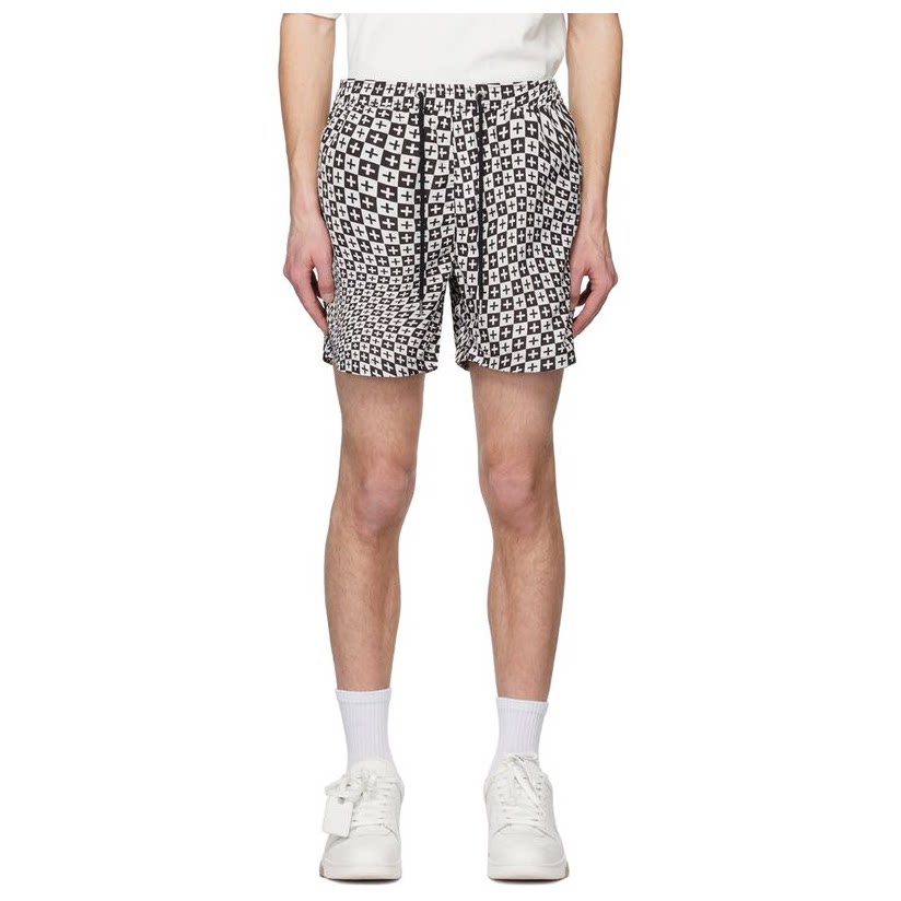 [迷衣app优惠码:kchp] ksubi 黑色  白色 check out 短裤女 男