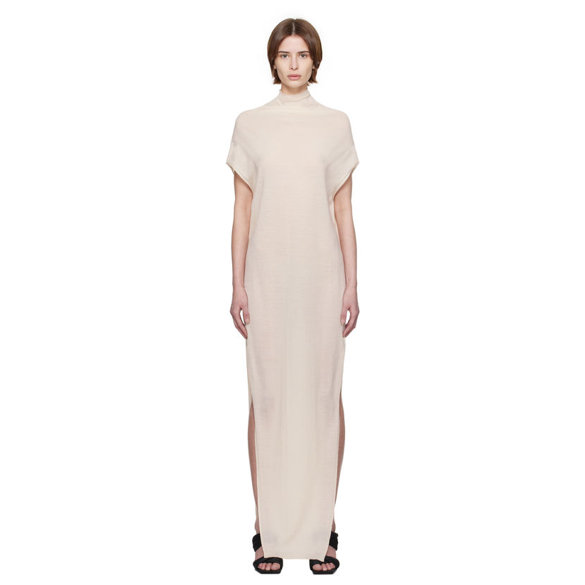 RICKOWENS 灰白色 Hollywood Crater 连衣裙女ins伴娘裙百搭通