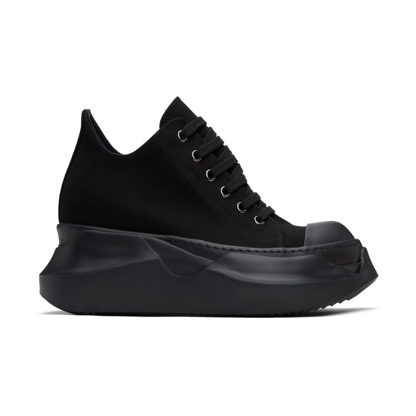 RICKOWENS 黑色 Hollywood Abstract Low Sneaks 运动鞋男