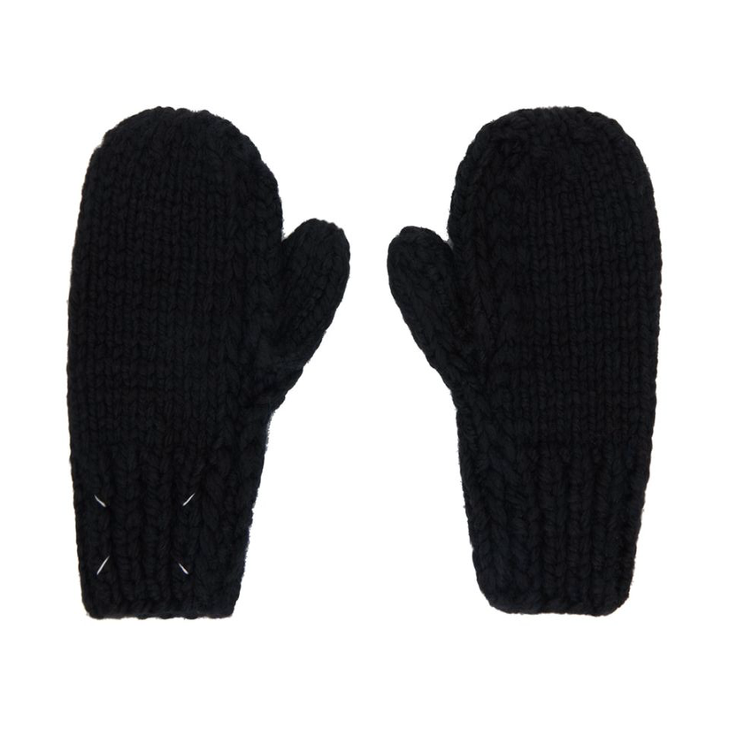 Maison Margiela 黑色 Childish Stitches 手套女