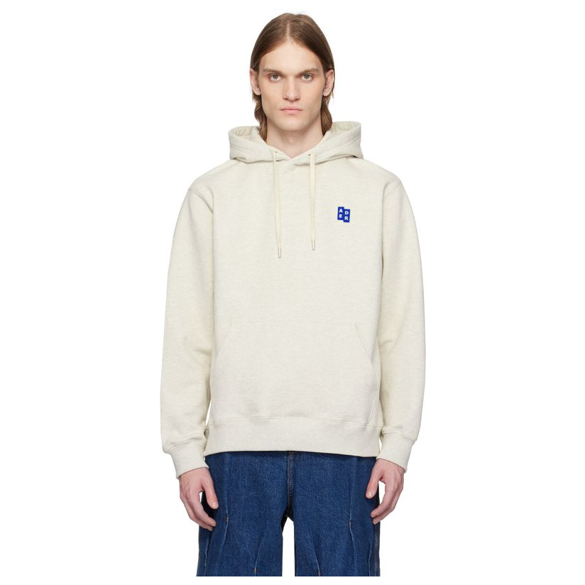 ADER ERROR 灰色 Sig; TRS Tag 连帽卫衣男