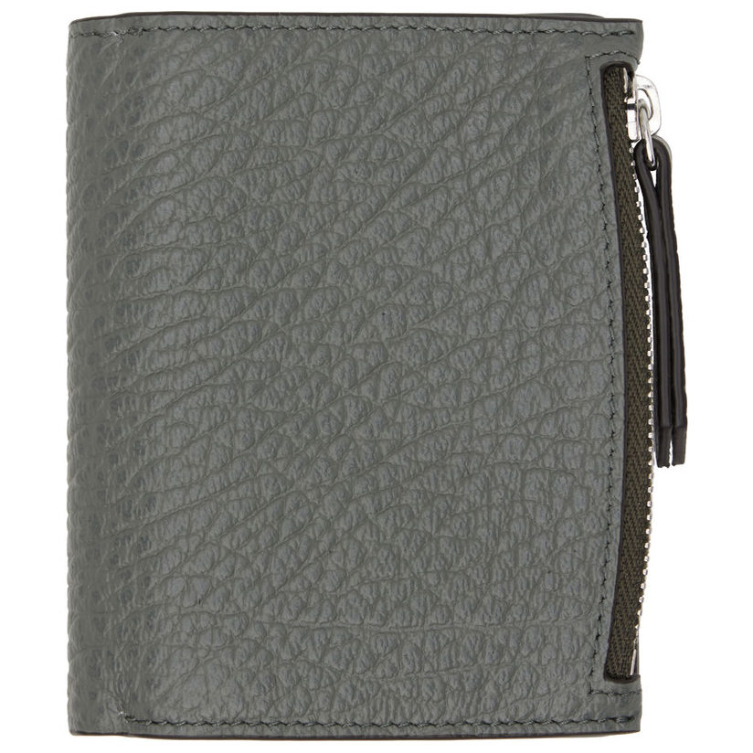 Maison Margiela 灰色小号 Flip Flap 钱包男复古小巧便携实用