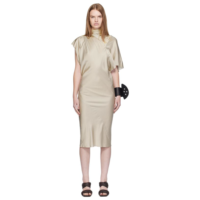 RICKOWENS 灰白色 Concordians Seb 连衣裙女伴娘裙仙女裙OL风