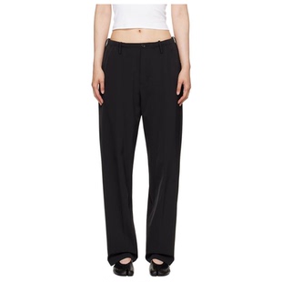 Margiela Mm6 Maison 女 黑色抽绳长裤 迷衣APP优惠码 ：KCHP