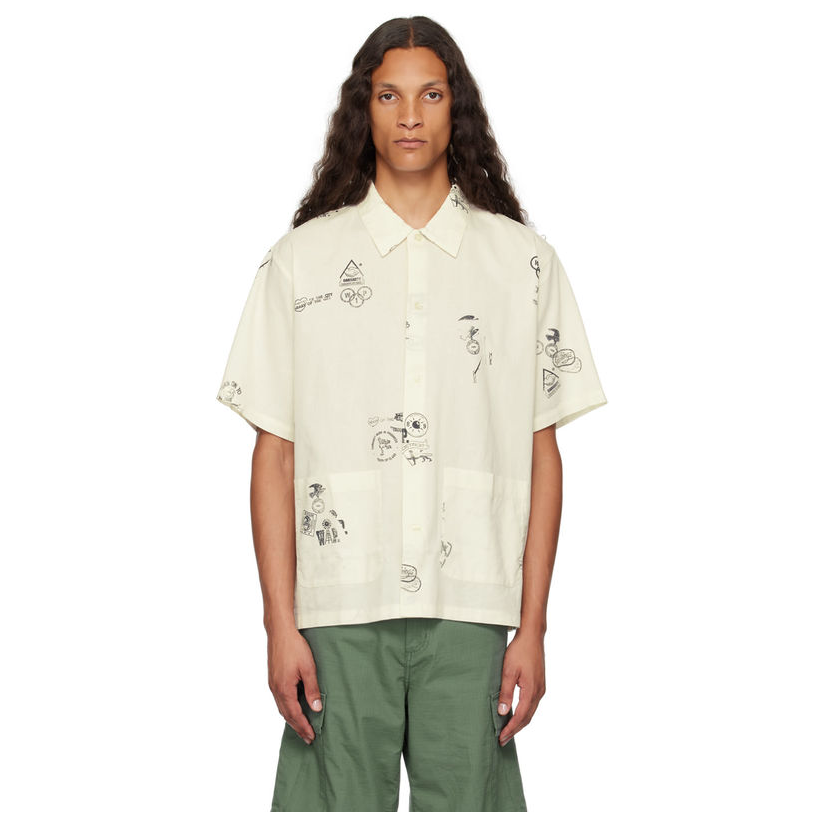 carhartt 灰白色 Stamp 衬衫男休闲经典商务衬衫新款户外