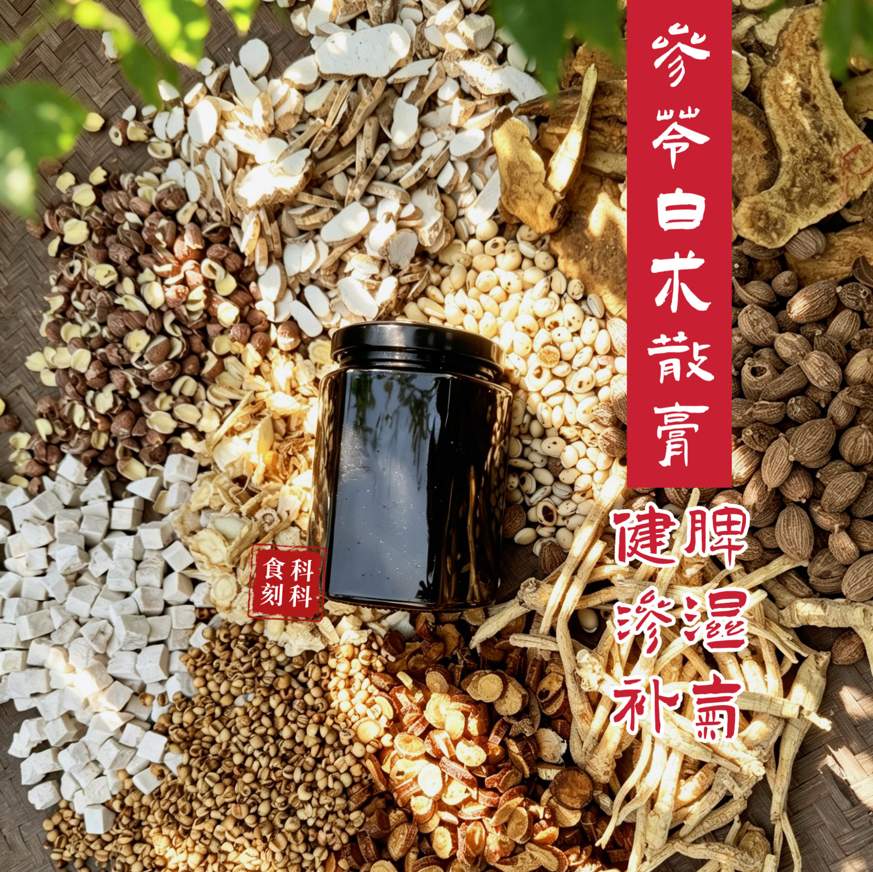 【参苓白术散膏】柴火熬制健脾利湿气益气润肺经典方