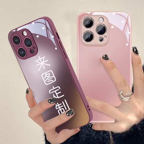 OPPO来图定制FindX6pro手机壳FindX5照片FindX3金属漆玻璃A11X高级感A92S男女款A32软边防摔A1pro保护套定做