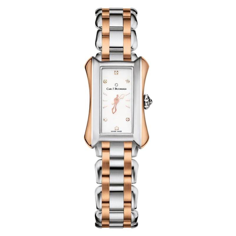 瑞士carl f.bucherer宝齐莱02正品女士石英手表00.10703.07.77.21