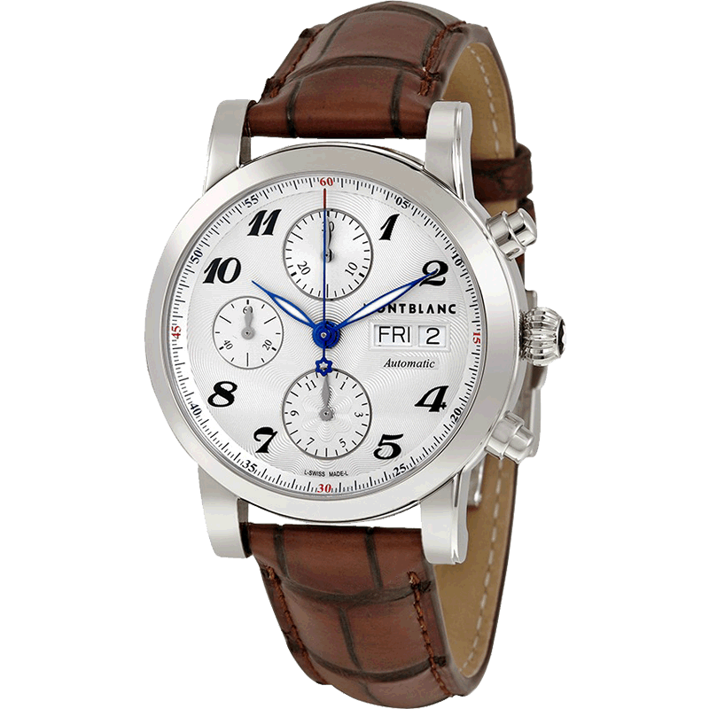 瑞士勃朗峰 mb 明星系列自动机械表瑞士手表皮带圆盘男表106466