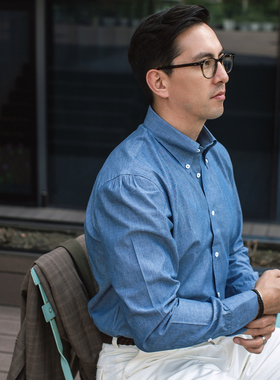 Principle M 【经典】Tokyo Shirt 浅牛仔衬衫单宁三步手工衬衫