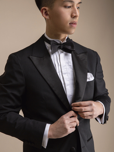 PRINCIPLE M Bowtie 塔士多礼服配饰 真丝手打领结婚礼正装