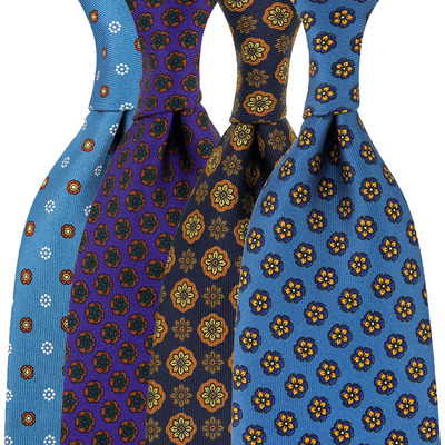 SHIBUMI三折领带弗洛伦萨休闲