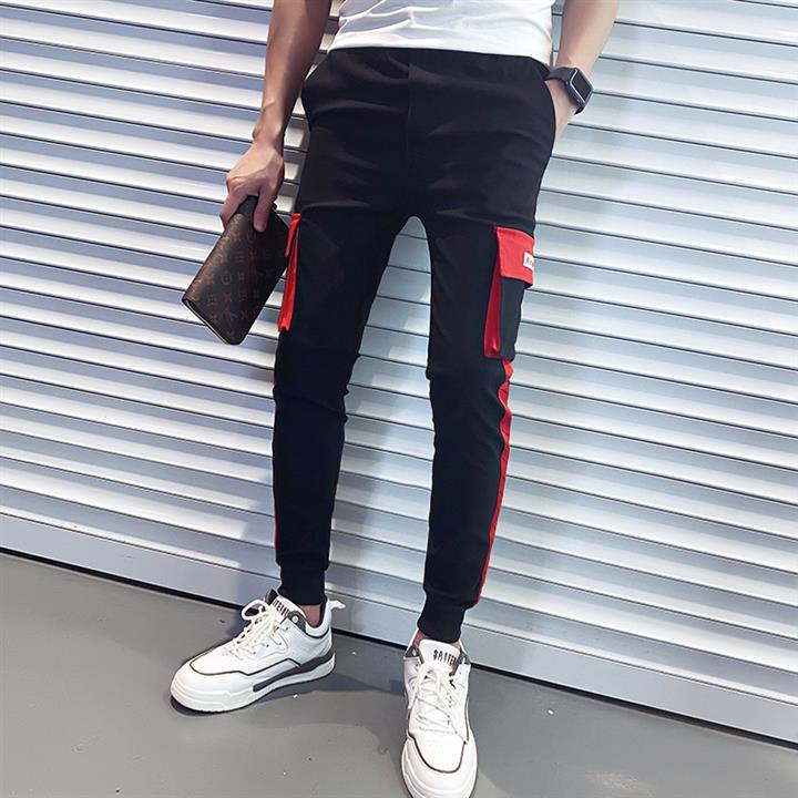 男工装裤夏季薄款韩版潮流精神小伙时尚修身小脚束脚裤子痞帅P55,男装工装外套,电商A270