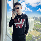 秋季男士卫衣t恤打底衫上衣长袖修身潮流圆领WY12-p48，男装T恤，电商A270