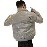 2025年男士棉衣潮牌时尚个性棉服外套立领棉袄冬季P135，男装棉衣，电商A270