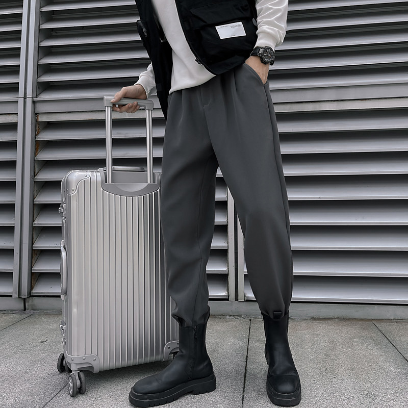 2025秋季男士休闲长裤韩版宽松潮流哈伦裤搭配马丁靴的裤子P65,男鞋马丁靴,电商A270