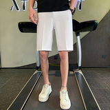 夏季男士短裤五分裤裤子直筒休闲潮流薄款2025夏季-P38-AX125-白，男装牛仔裤，电商A270