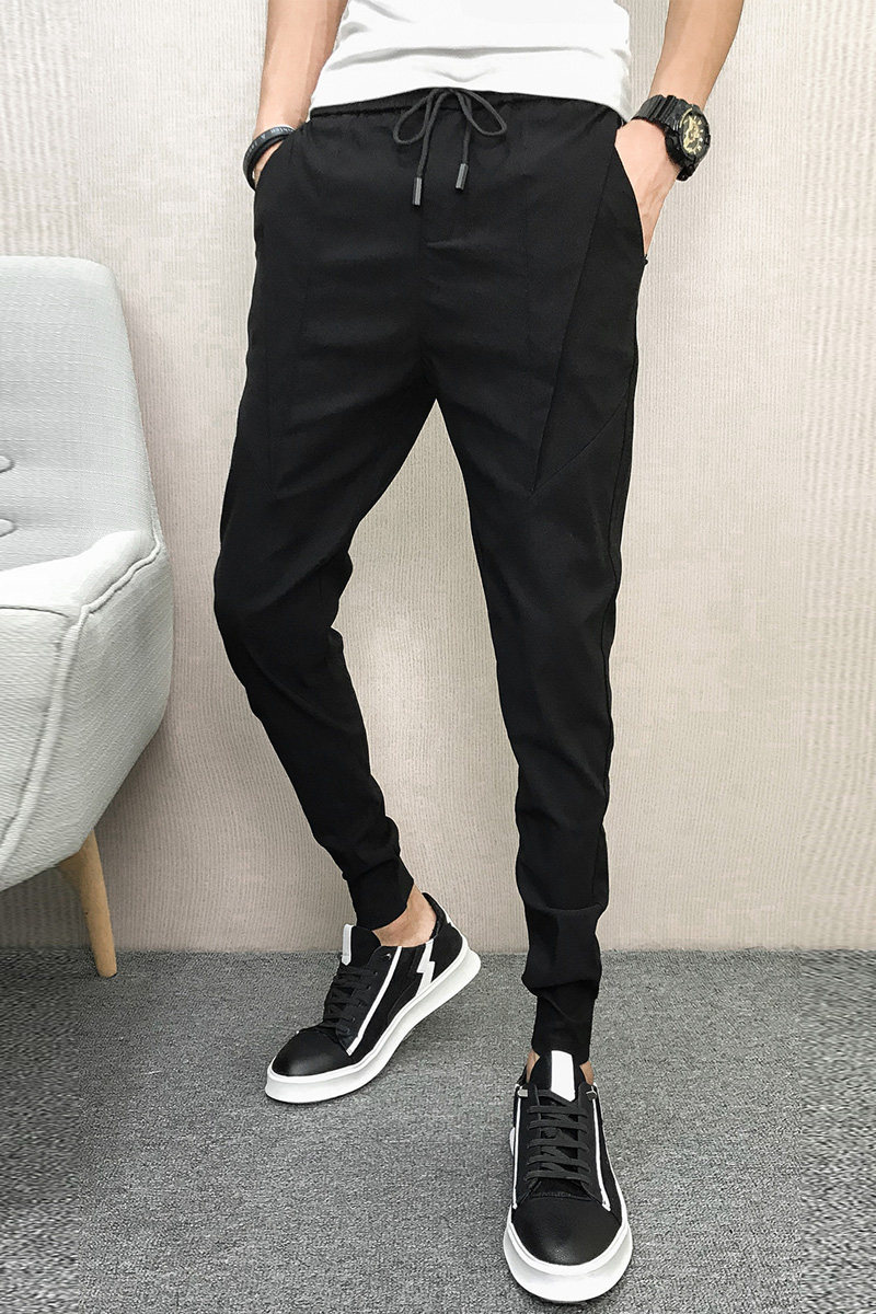 2025夏季哈伦裤潮流裤子男社会小伙韩版小脚修身束脚裤子X03-P55,男装休闲裤,电商A270