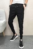 2025夏季哈伦裤潮流裤子男社会小伙韩版小脚修身束脚裤子X03-P55，男装休闲裤，电商A270