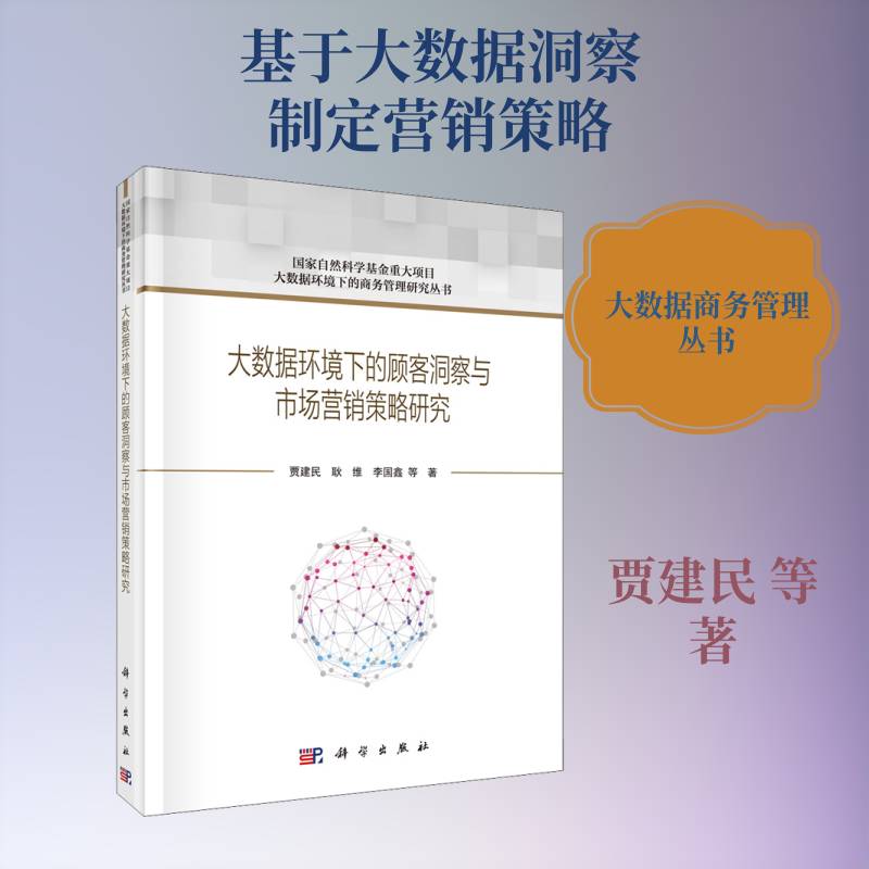 大数据环境下的顾客洞察与市场营销策略研究贾建民  书管理书籍