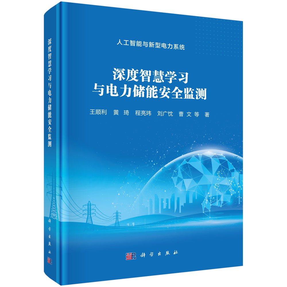 深度智慧学习与电力储能安全监测 王顺利 黄琦 程亮玮 刘广忱 曹文 等 著 人工智能与新型电力系统 科学出版社 9787030830685
