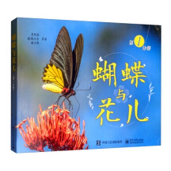 蝴蝶与花儿:1分册贾凤海蝶普及读物 书自然科学书籍