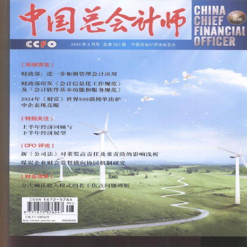 中会计师 2024年-8期 期刊杂志期刊杂志订阅 过刊 过期期刊 过期杂志书刊学术期刊书籍