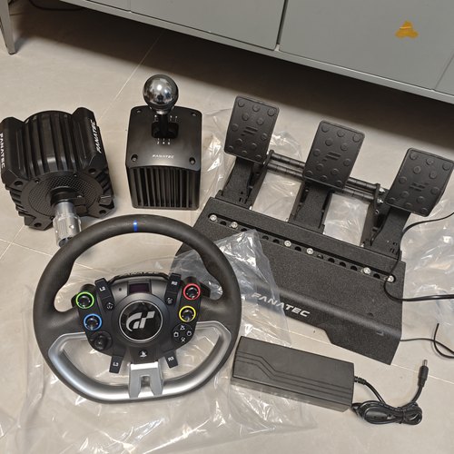 FANATEC DD PRO赛车模拟器直驱游戏方向盘PS5 4 v2踏板SQ手动挡杆