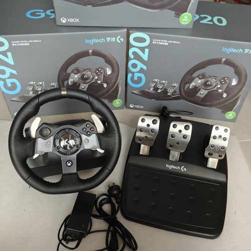 罗技g920游戏方向盘支持pc Xbox 是罗技g29的兄弟版汽车模拟器