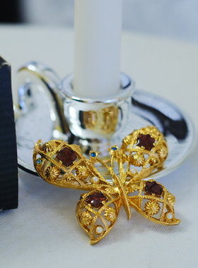 toccata vintage avon 雅芳1992年 蝴蝶 经典 胸针