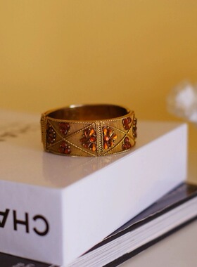 vintage toccata 黄玉 古典 手镯