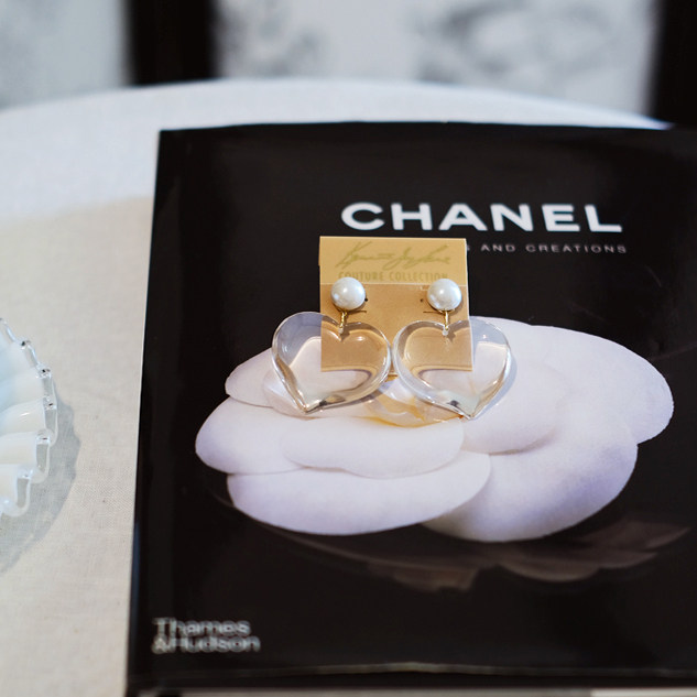 vintage toccata KJL 透明 大爱心 珍珠 耳针 耳环,饰品/流行首饰/时尚饰品新,耳环,淘宝优惠券,粉丝福利购,淘宝优惠卷