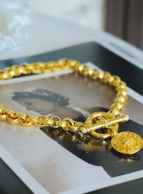 vintage toccata Joan Rivers 金色 蜜蜂 项链