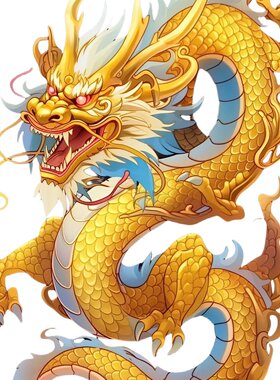 金龙图案贴纸贴画家用餐厅厨房冰箱贴橱柜装饰自粘贴