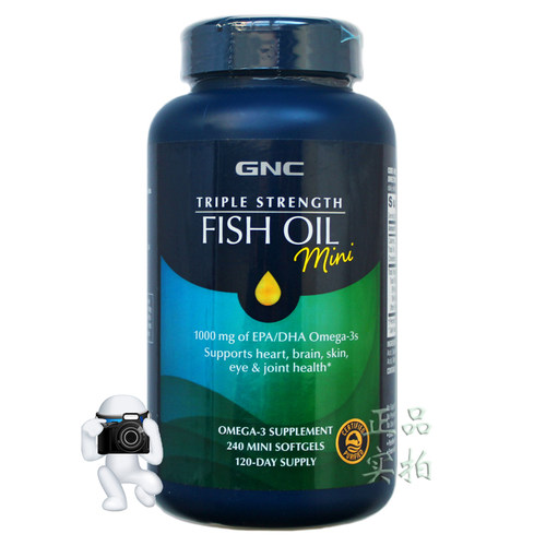 新28年6月GNC迷你鱼油240易吞咽