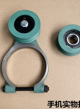 解放锡柴J6M奥威发动机涨紧轮皮带平惰轮总成1023010 1023012-29D