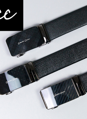 CC皮带男真皮自动内扣腰带商务休闲中青年时尚裤带PHR221