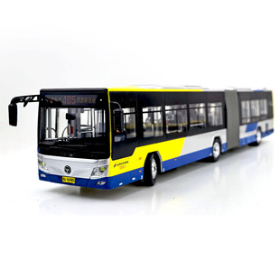 福田BJ6160C6CCD铰接巴士405路合金仿真客车 北京公交模型