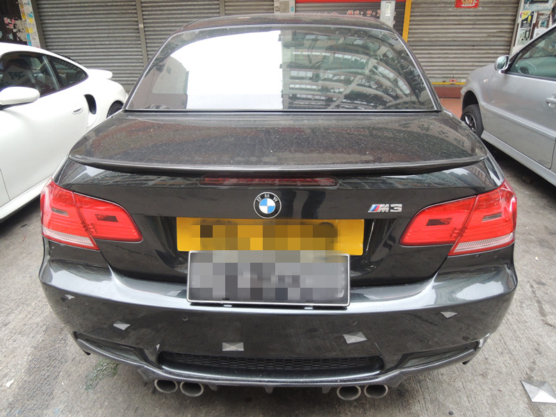 适用于碳纤维宝马07-13年3系E92 335i 325i 328i  M3 P款改装尾翼