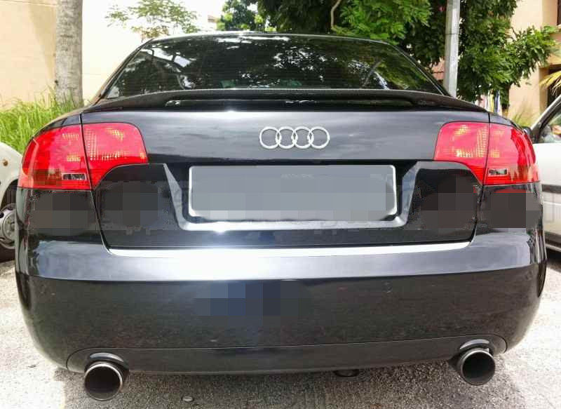 탄소 섬유 AUDI 2002-2008 A4 B6 B7 C 수정 리어 윙에 적합