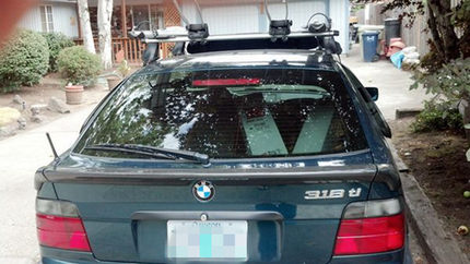 适用于碳纤维宝马1992-1998年3系2门E36 318ti 316ti A款改装尾翼