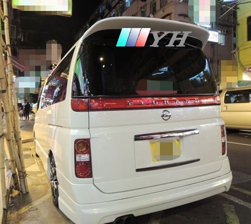 适用于日产ELGRAND 君爵E51 Ｊ款汽车改装尾翼