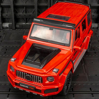 新款 美生仿真吧博斯G700合金汽车模型男孩金属玩具车越野车