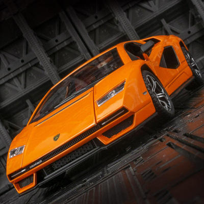 新款 金丽方仿真兰博LPI800合金跑车模型四开门儿童玩具车